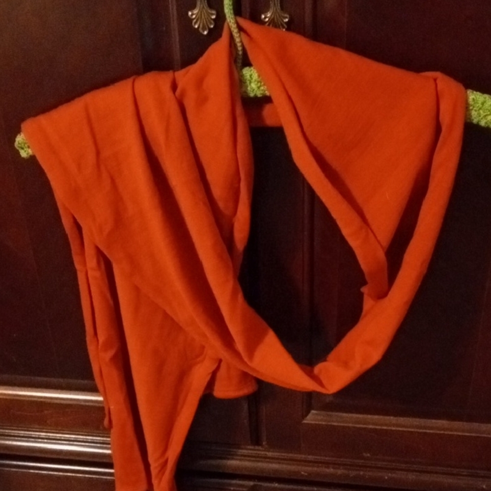 Vibrant Orange Scarf